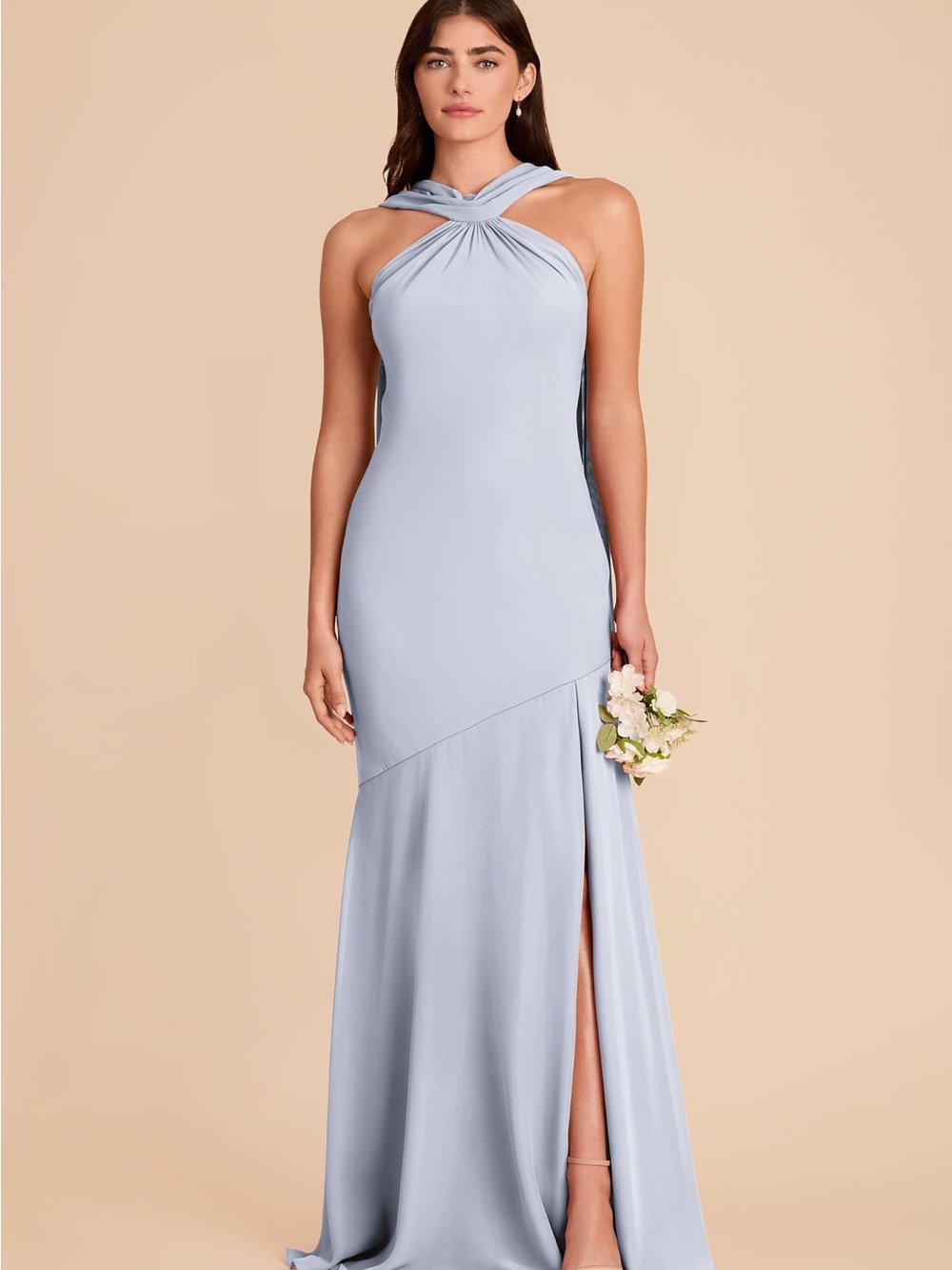 Birdy Grey Eileen Dress Chiffon Ice Blue size medium